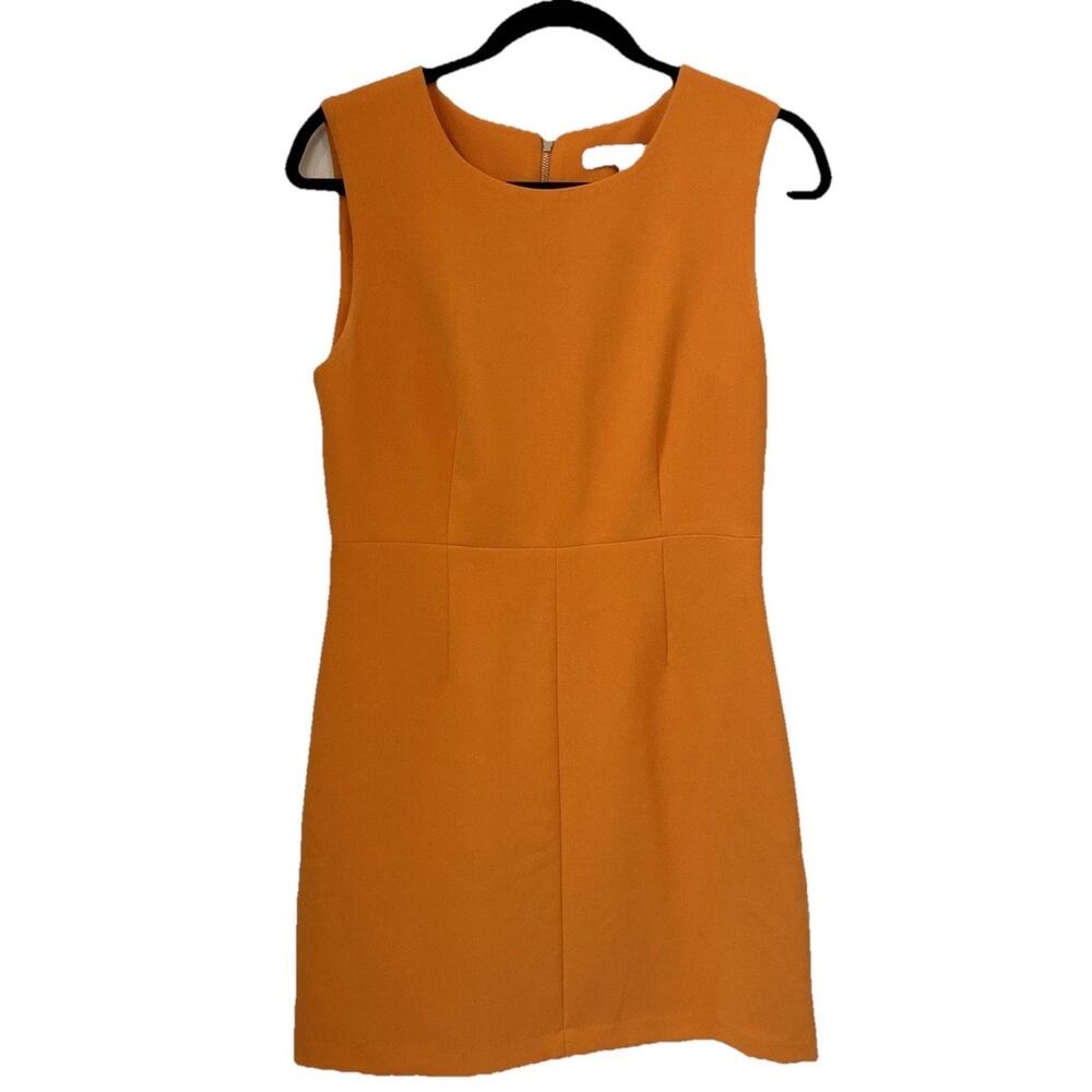 DVF Carrie Dress Women’s 8 Orange Sheath Cocktail Office Diane von Furstenberg